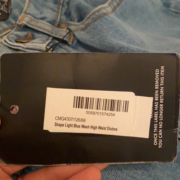 prettylittlething wide leg jeans - Picture 6 of 6